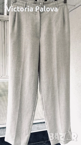 Елегантен ленен панталон  LADY H. EXCLUSIV VON PETER HAHN - лято- есен, снимка 2 - Панталони - 52102033