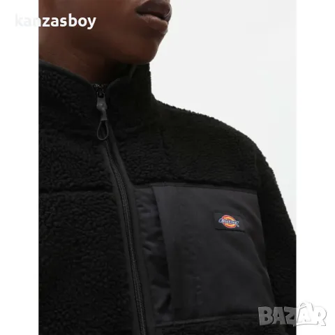 Dickies Fleece Red chute sherpa - мъжко шерпа яке Л, снимка 2 - Якета - 48935775