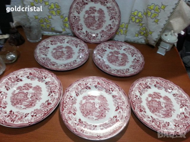 Английски порцелан чинии, снимка 10 - Антикварни и старинни предмети - 44466031