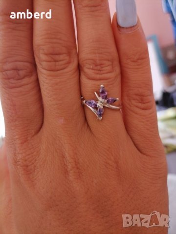 Сребърен пръстен модел R067, снимка 2 - Пръстени - 37249696