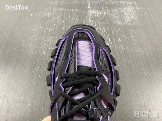Balenciaga Track Sneaker "Black/Purple" , снимка 11 - Маратонки - 54358818
