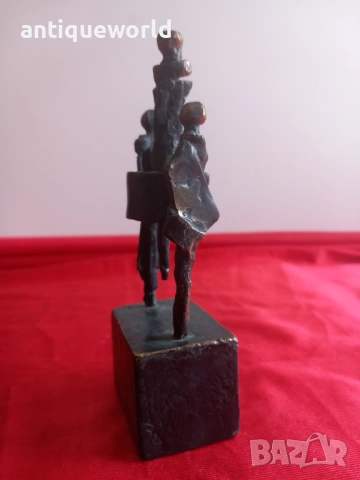 СТАВРИ КАЛИНОВ Малка Бронзова Пластика , Статуетка, снимка 3 - Антикварни и старинни предмети - 54144118