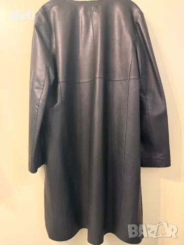 Max Mara Original Size L 100% lambleather Жестоко манто , снимка 2 - Палта, манта - 56126188