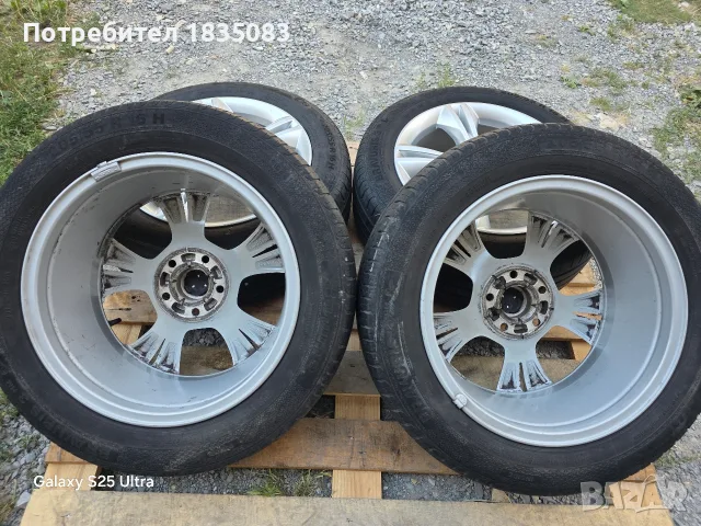 Лети джанти 16ки 5х108 Ford + летни гуми 205/55/16 Barum, снимка 9 - Гуми и джанти - 55797680