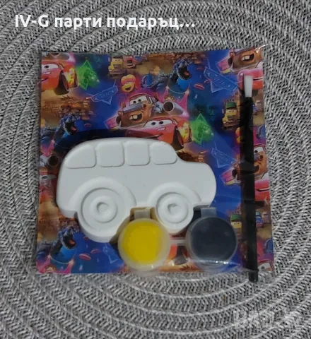 Комплекти за оцветяване с гипсови фигурки-подаръчета за гости, снимка 3 - Други - 47814958