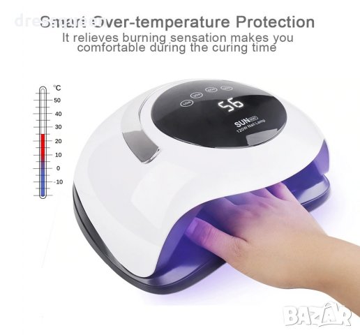 2781 Гел лак LED лампа SUN BQ-5T, снимка 17 - Продукти за маникюр - 30535574