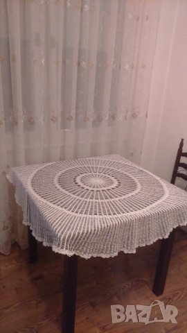 Покривка обла на една кука плетиво ретро, снимка 5 - Декорация за дома - 32530200