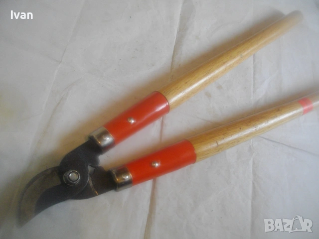 НОВА Старо качество немска голяма 62см ръчна ножица с извити челюсти за рязане на клони храсти , снимка 5 - Други инструменти - 54019218