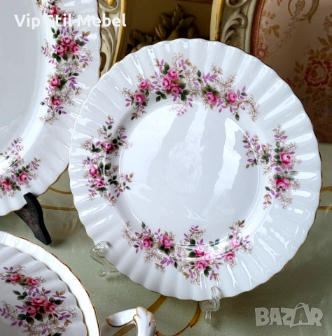 Сервиз за хранене Royal Albert, Lavender Rose , снимка 4 - Сервизи - 53935300