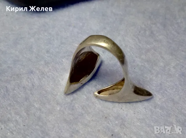 СЕЗГИН - ШАРМАНТЕН БУТИКОВ ФЕШЪН АРТ ОТВОРЕН МОДЕЛ СРЕБЪРЕН ПРЪСТЕН СРЕБРО 925 SEZGIN 49112, снимка 8 - Пръстени - 50192859