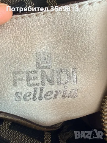 ОРИГИНАЛ FENDI ФЕНДИ УНИКАЛНА ГОЛЯМА МЕКА ЧАНТА САК 100% естествена кожа, снимка 2 - Чанти - 55722282