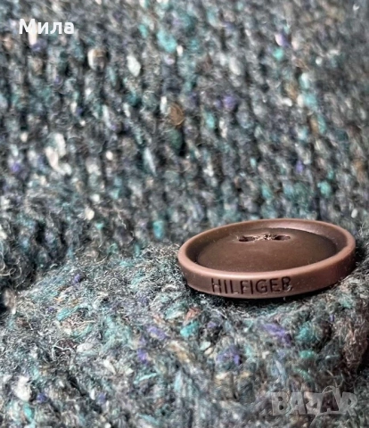 Tommy Hilfiger - Вълна и Коприна мъжка жилетка / пуловер / XXL, снимка 4 - Пуловери - 53076565