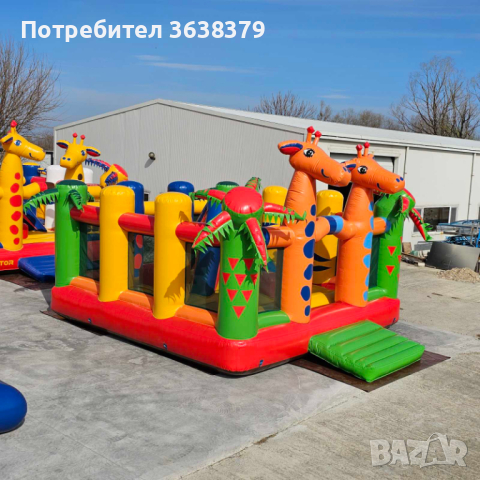 Надуваем детски батут НОВ