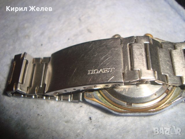 ПОЛЕТ 18 КАМЪКА - СТАР РЯДЪК КОЛЕКЦИОНЕРСКИ МОДЕЛ РУСКИ МЪЖКИ ЧАСОВНИК СССР 25106, снимка 5 - Антикварни и старинни предмети - 36744465