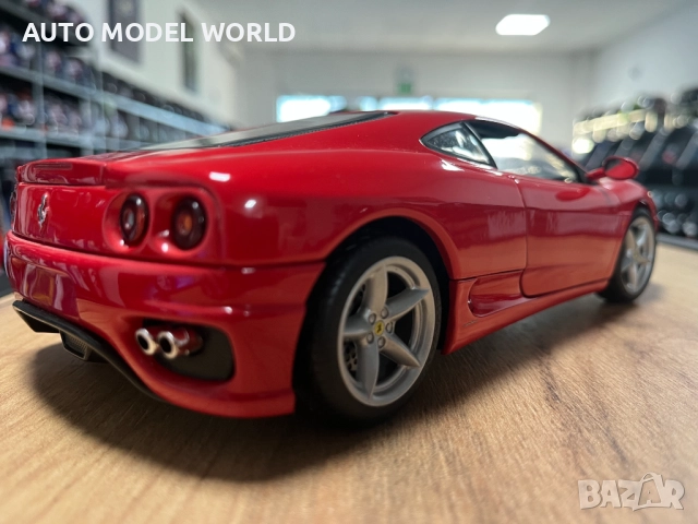 BBURAGO Mетална колекционерска количка модел FERRARI 360 MODENA 1:18, снимка 2 - Колекции - 52793756