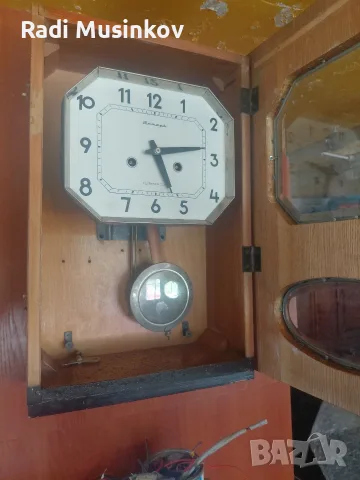 Механичен часовник Янтар, снимка 2 - Декорация за дома - 55831311