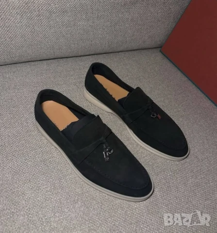 обувки от естествен велур loro piana