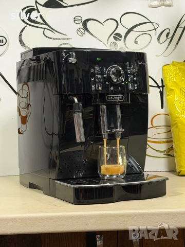 Кафемашина кафе автомат delonghi magnifica S с гаранция, снимка 4 - Кафемашини - 52531500