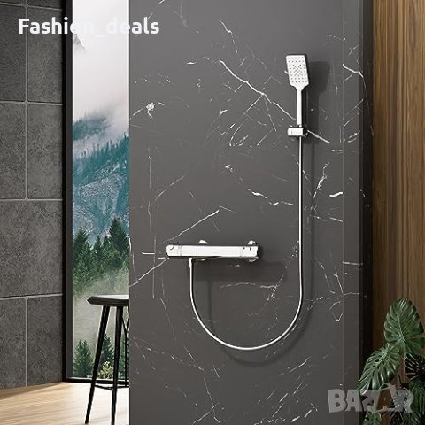 Нов MORADO Луксозен термостатичен стенен душ смесител Дом , снимка 7 - Други стоки за дома - 42446383