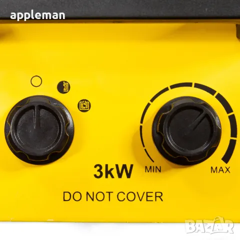 Електрически калорифер печка духалка Marpol 3kw 220 M3 час, снимка 2 - Отоплителни печки - 48024821