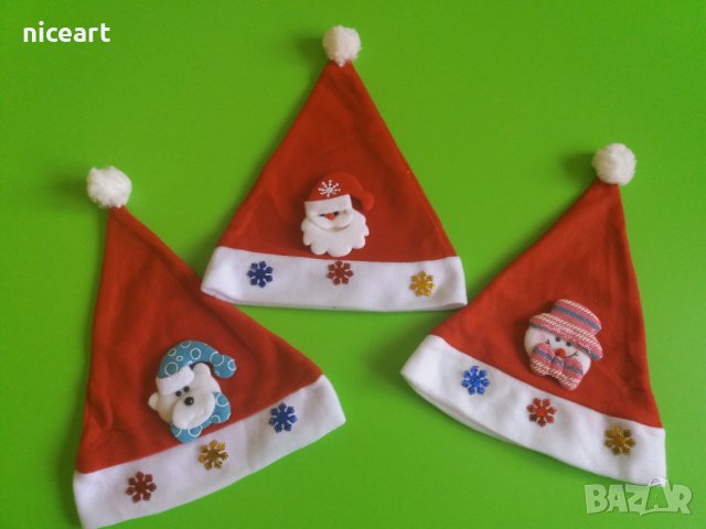 Детска коледна шапка, снимка 5 - Шапки, шалове и ръкавици - 38819626
