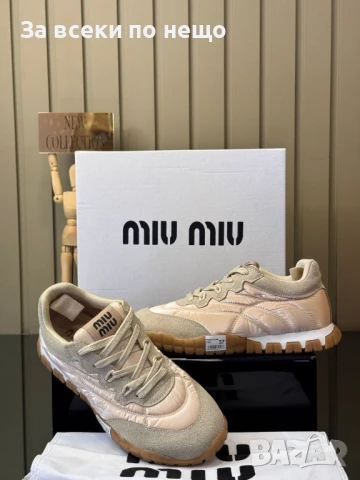 Miu Miu Дамски Маратонки👟Дамски Спортни Обувки Миу Миу - Налични Различни Цветове Код E763, снимка 3 - Маратонки - 51315148