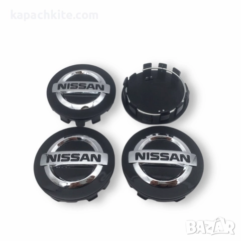 Капачки за джанти за Nissan Кашкай, Джук, Ноут, Навара, Пулсар - Сребристи/Черни, снимка 5 - Аксесоари и консумативи - 35482493