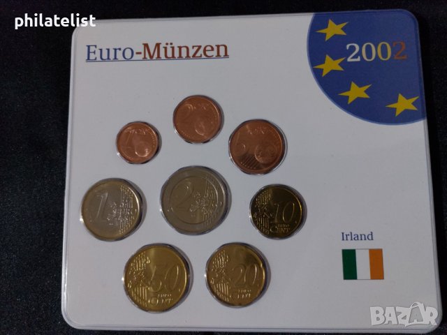 Ирландия 2002 - Евро сет - комплектна серия от 1 цент до 2 евро