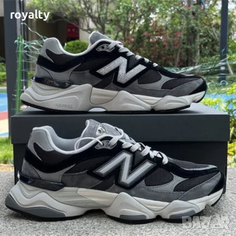 New Balance 9060 Black Grey Нови Оригинални Мъжки Маратонки с Кутия Ню Баланс 