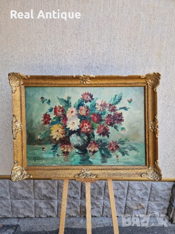 Натюрморт огромен масло автор рамка платно
