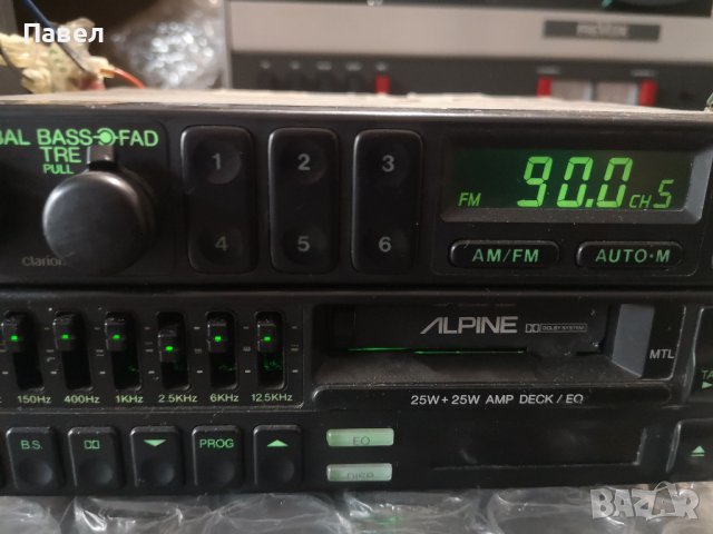 Ретро авторадио alpine+clarion 2 din, снимка 4 - Декове - 37613943