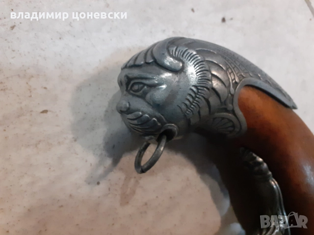 Красив кремъчен пистолет,пищов,оръжие, снимка 4 - Картини - 16484258