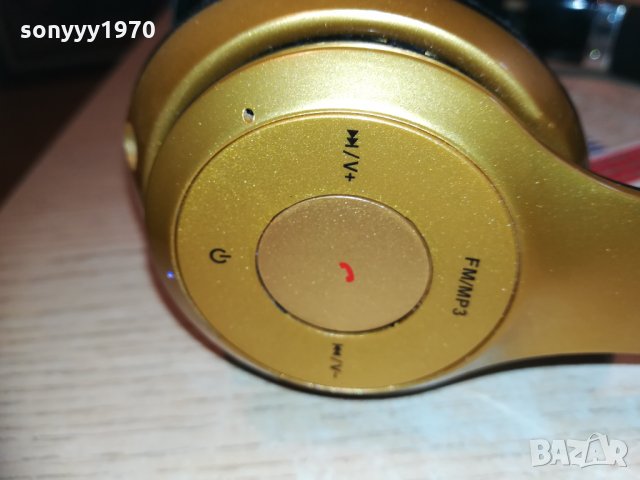 beats s460 bluetooth-fm/mp3-gold-внос швеция 1210201844, снимка 5 - Bluetooth слушалки - 30394965