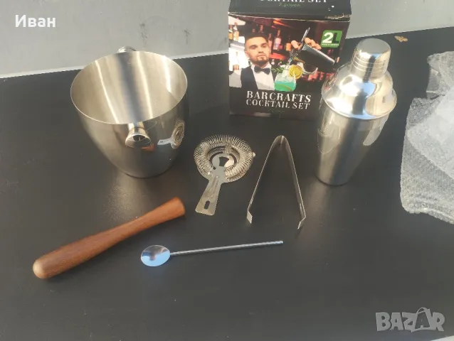 Бармански сет / Комплект за бармани от 7 части , снимка 3 - Други - 49575914