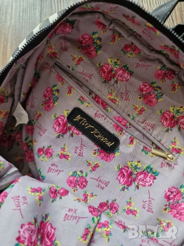 Страхотна дамска раница BETSY JOHNSON , голям размер, снимка 6 - Раници - 52349041