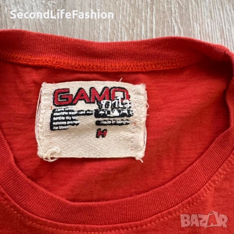 Тениска Gamo Lion King Parody „Кралят“ Elvis оранжева , размер M, снимка 2 - Тениски - 52875005