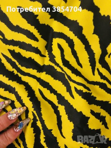 Gucci Yellow Zebra Sparkling One-Piece Swimsuit*Бански Гучи ХС-С*Gucci , снимка 9 - Бански костюми - 42488731