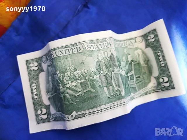ДВА ЩАТСКИ ДОЛАРА-РЯДКА КОЛЕКЦИОНЕРСКА БАНКНОТА, снимка 4 - Колекции - 29592686