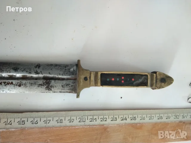 Продавам традиционна българска кама - габровска ергенска кама или нож от 19-ти век, снимка 3 - Антикварни и старинни предмети - 55804102
