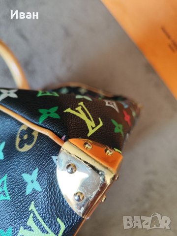 Оригиналнa чанта Louis Vuitton monogram multicolour speedy 30 black, снимка 10 - Чанти - 37917857