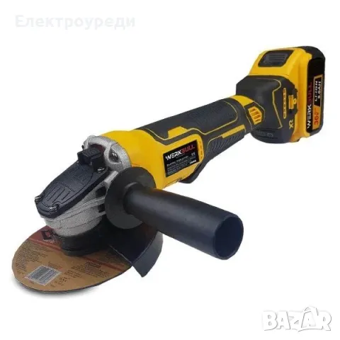 Немски Промо Комплект Ударен Винтоверт и Безчетков Ъглошлайф + Две батерии 36V 8Ah, снимка 4 - Винтоверти - 47627362