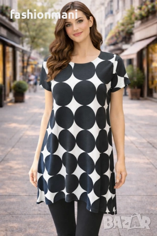 Разкроени туники 8 модела  - код 1173, снимка 8 - Туники - 49665291