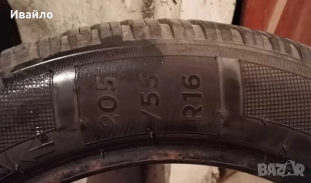Продавам 1 брой зимна гума 205.55.16 дот 2022 Kleber , снимка 3 - Гуми и джанти - 52236720