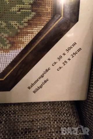 Немски гоблен с рамка за изработване 2, снимка 3 - Гоблени - 34386094