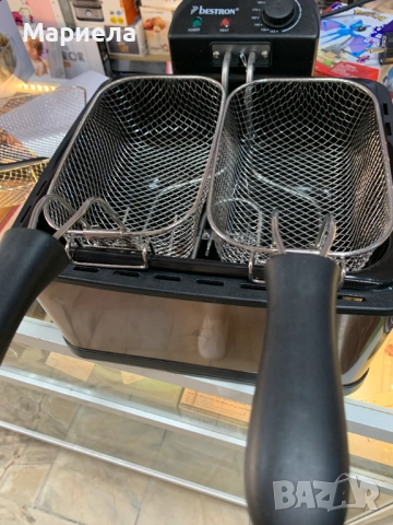 Голям фритюрник с 3 кошници / 4,5 литра мазнина / 2000W, снимка 8 - Фритюрници - 52129504