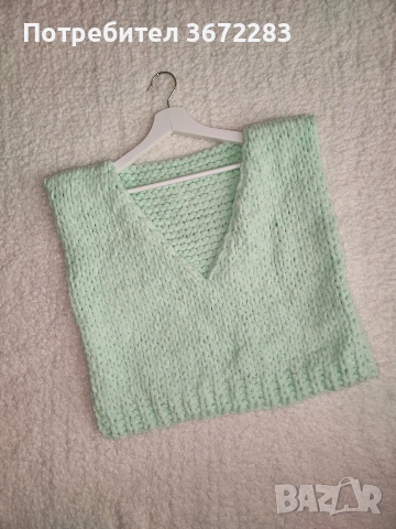 Ръчно плетена жилетка - различни модели , снимка 18 - Жилетки - 53307292