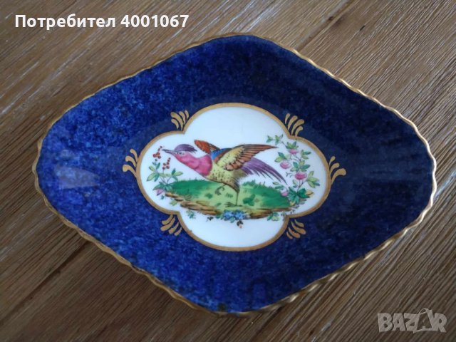 старинна порцеланова чинийка, снимка 1