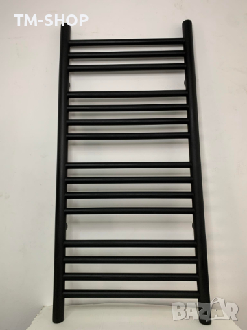Алуминиева лира за баня 400/900 - черна.Безплатна доставка