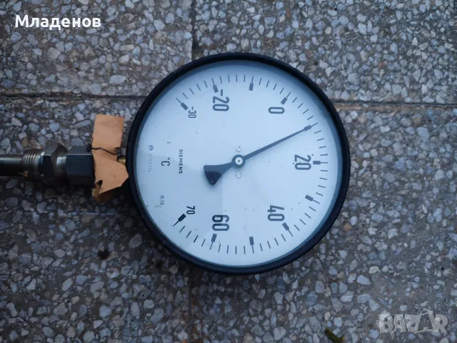 Термометър манометричен особено дълъг ,Siemens , обхват от -30°С до +70°С, снимка 8 - Резервни части за машини - 50165249