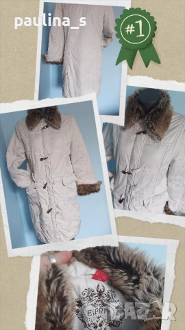 Два броя / Топла парка тип шуба , снимка 11 - Палта, манта - 43668562